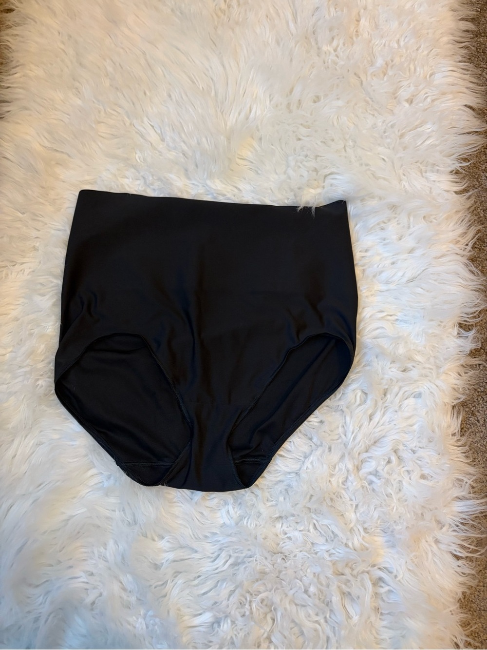 Black High Waist Shaping Brief Panty
